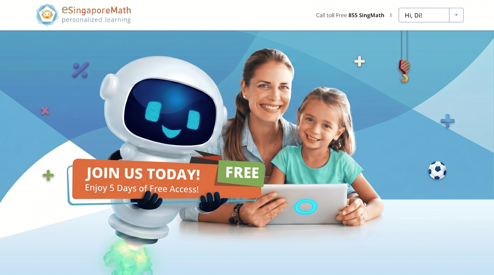 join us esingapore math